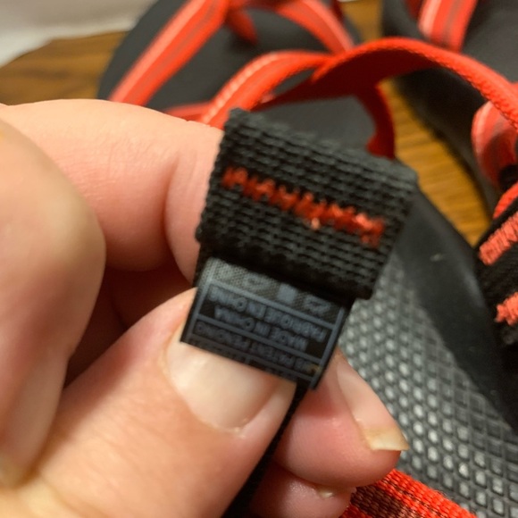 Vibrant Red Chaco Z/2 Unaweep mens Sandals size 13 sports hiking trails running - Picture 5 of 13